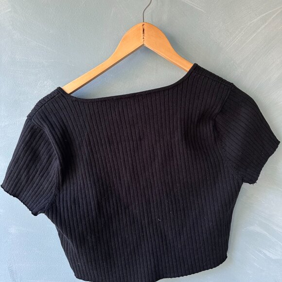 Reformation Anny Cotton Short Sleeve Cardigan - Picture 4 of 5